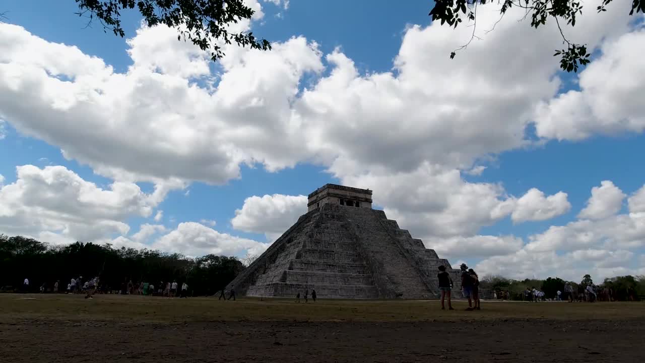 un timelapse de chichén itzá, una de las nuevas siete maravillas del mundo