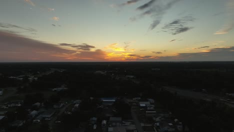 Early-morning-over-Des-Allemands,-Louisiana