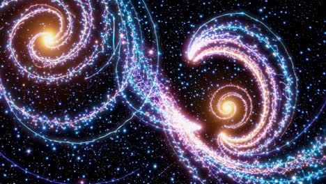 cosmic spiral nebulae