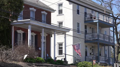 Two-multi-story-residential-buildings-in-a-small-town