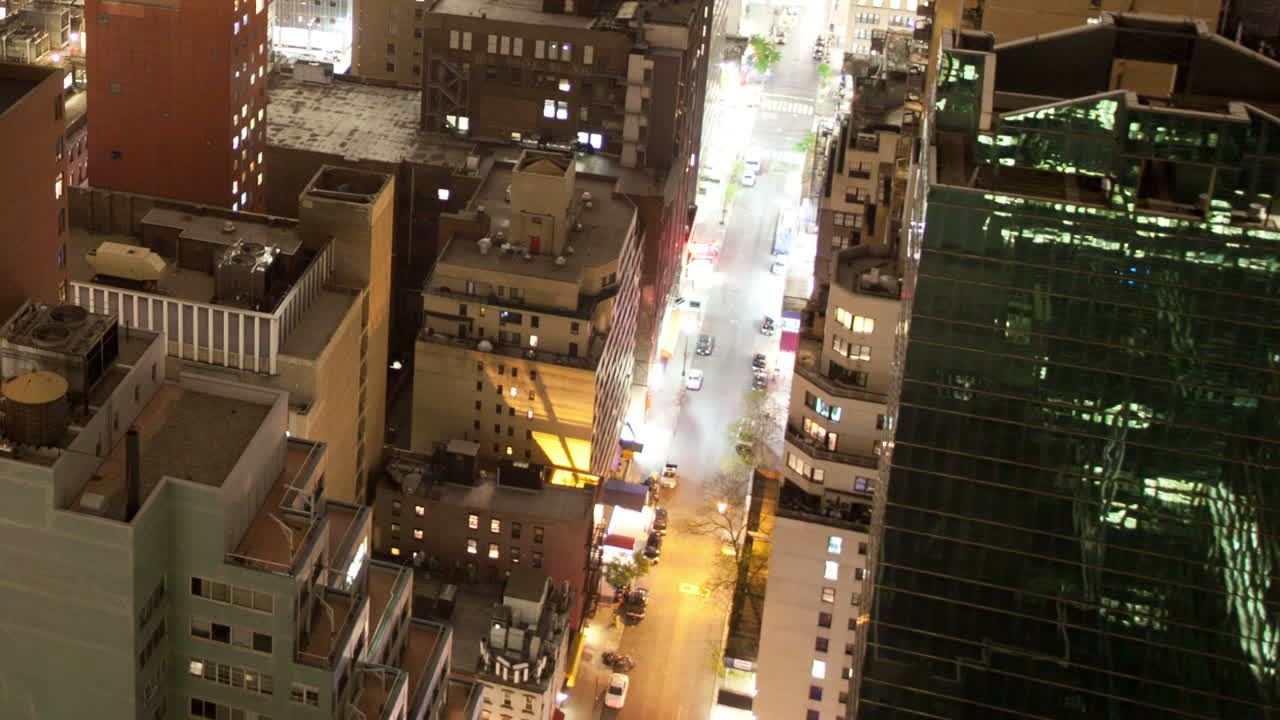 맨하탄 근접 촬영 밤 03