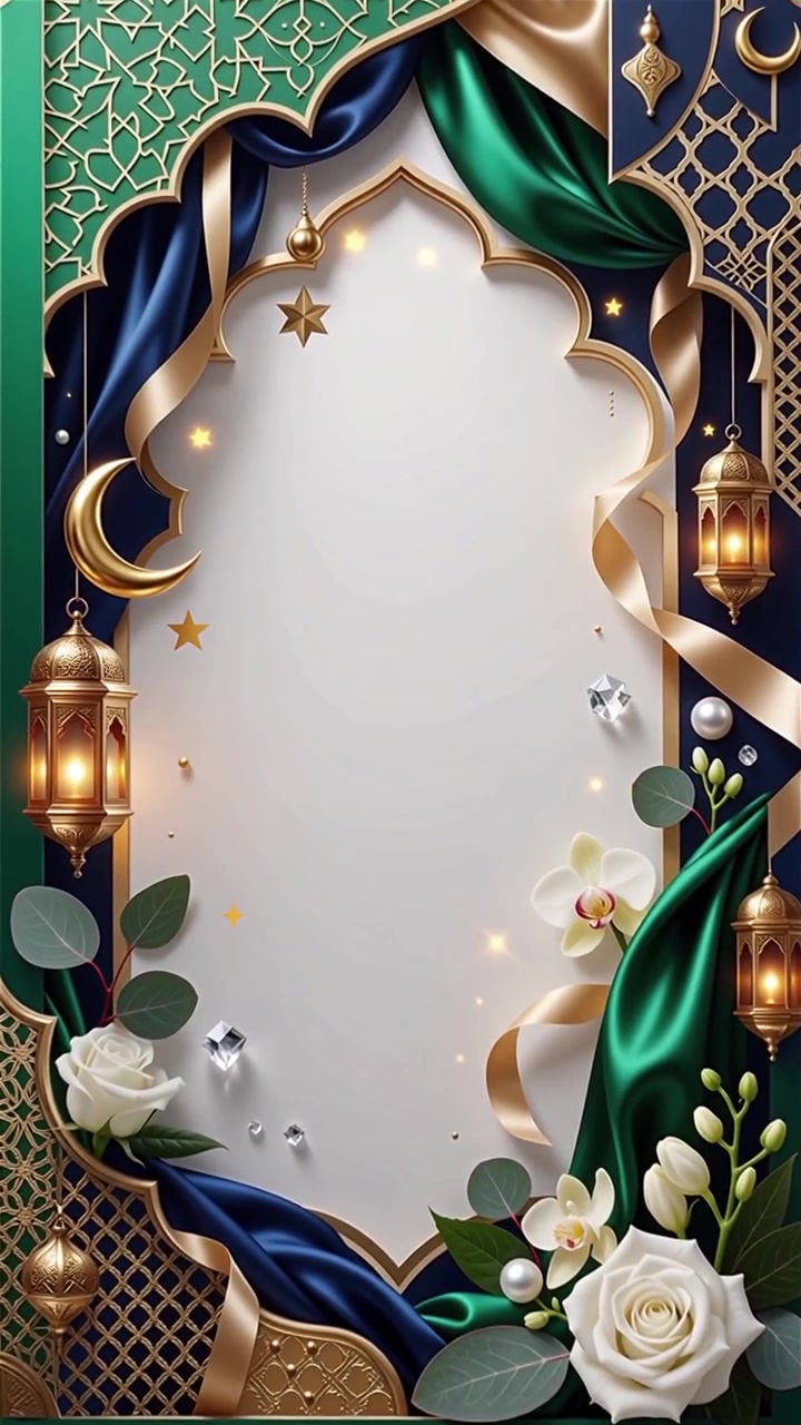 Compleanno del Profeta Maometto Mawlid al-Nabi Sfondo Islamico
