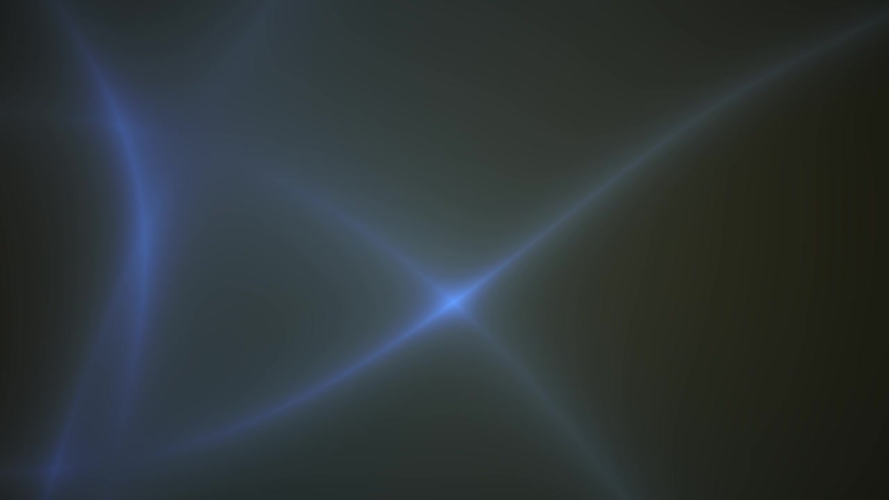 Linee di Luce Blu Astratte che Scorrono su Sfondo Sfumato Scuro