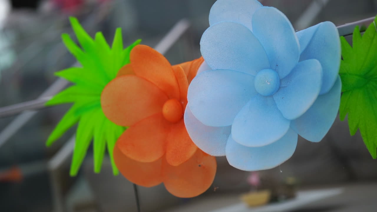 decoración floral artesanal hecha a mano en un crucero en singapur