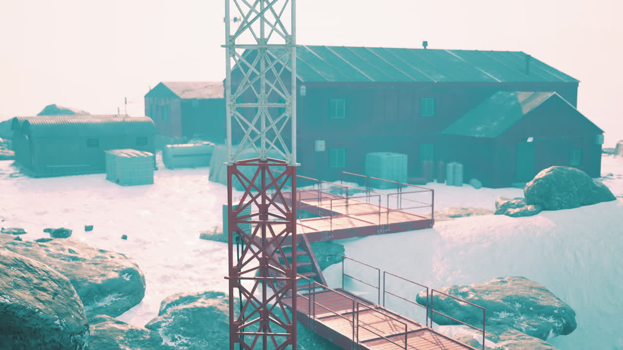 исследовательская станция в антарктиде