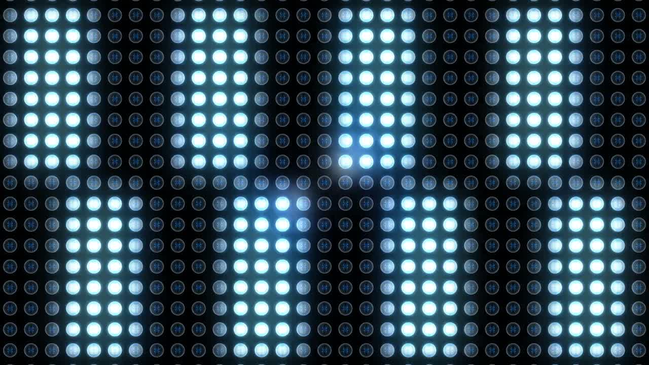Flickering light at night club