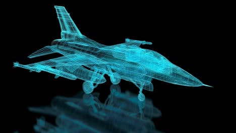 jet fighter aircraft  mesh