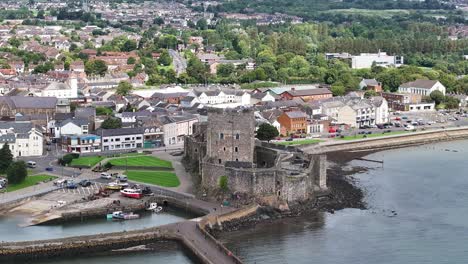 Castillo-De-Carrickfergus-En-El-Condado-De-Antrim,-Irlanda-Del-Norte.