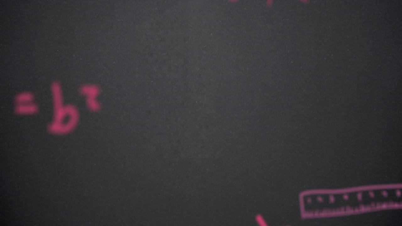 회색 배경에 수학적 그림 위에 학교 배의 그림의 애니메이션