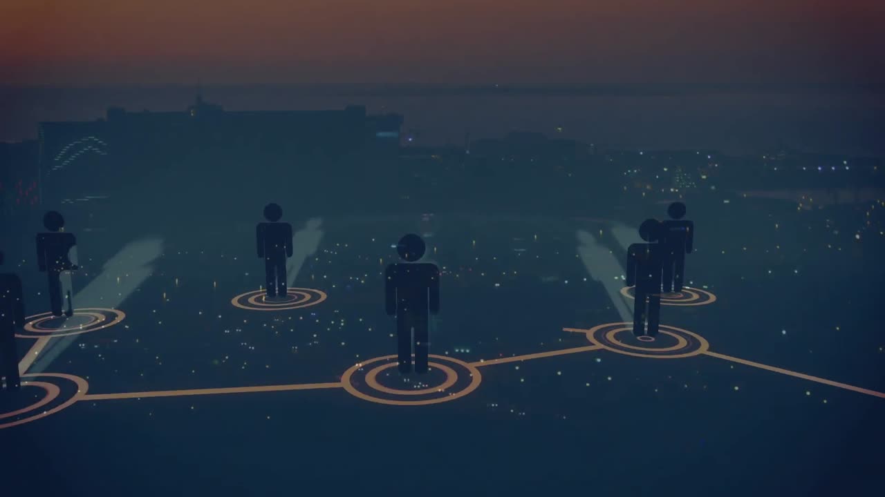 도시 풍경에 대한 통계와 연결된 네트워크의 활성화