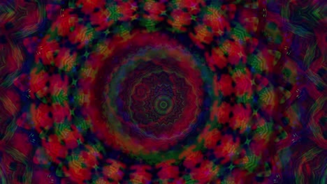 el fondo abstracto de 4k, el bucle de fantasía en movimiento dinámico, el caleidoscopio.
