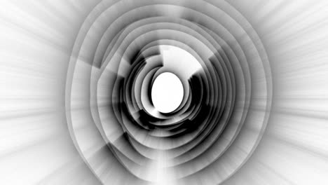 patrón circular abstracto en escala de gris