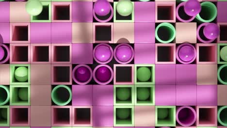 Abstract Geometric Shapes with Balls
