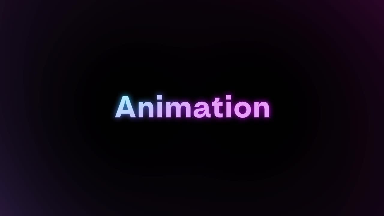 Neon-Text-Voreinstellungen 01 Adobe After Effects 2022 Auflösung 3840×2160