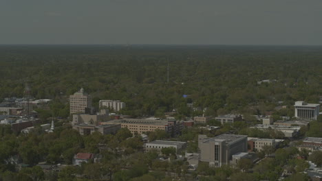 gainesville florida aerial v8 180 degree panning shot over the college park areas - dji inspire 2, x7, 6k - march 2020