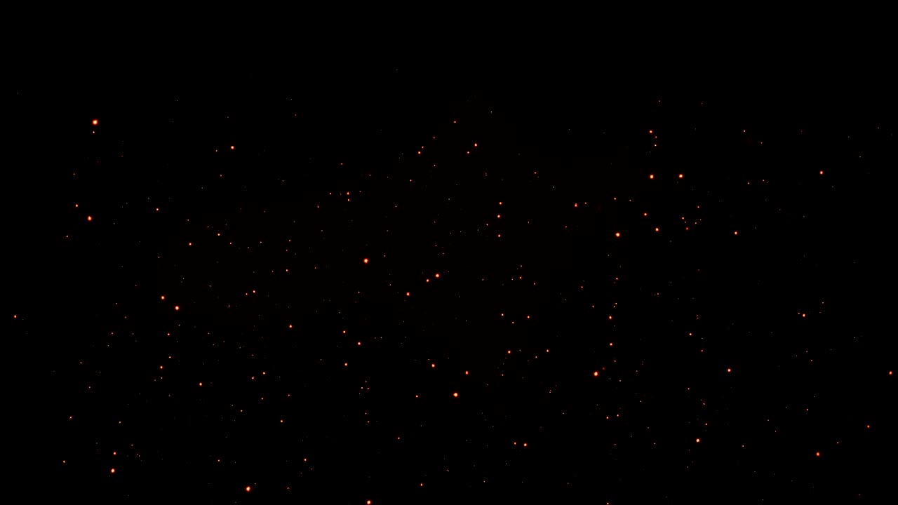 las partículas de oro fondo sin costuras. vj bucle sin costura. brillo brillante brillo efecto confeti. fondo de movimiento abstracto 4k. chispas de naranja vuelan hacia arriba