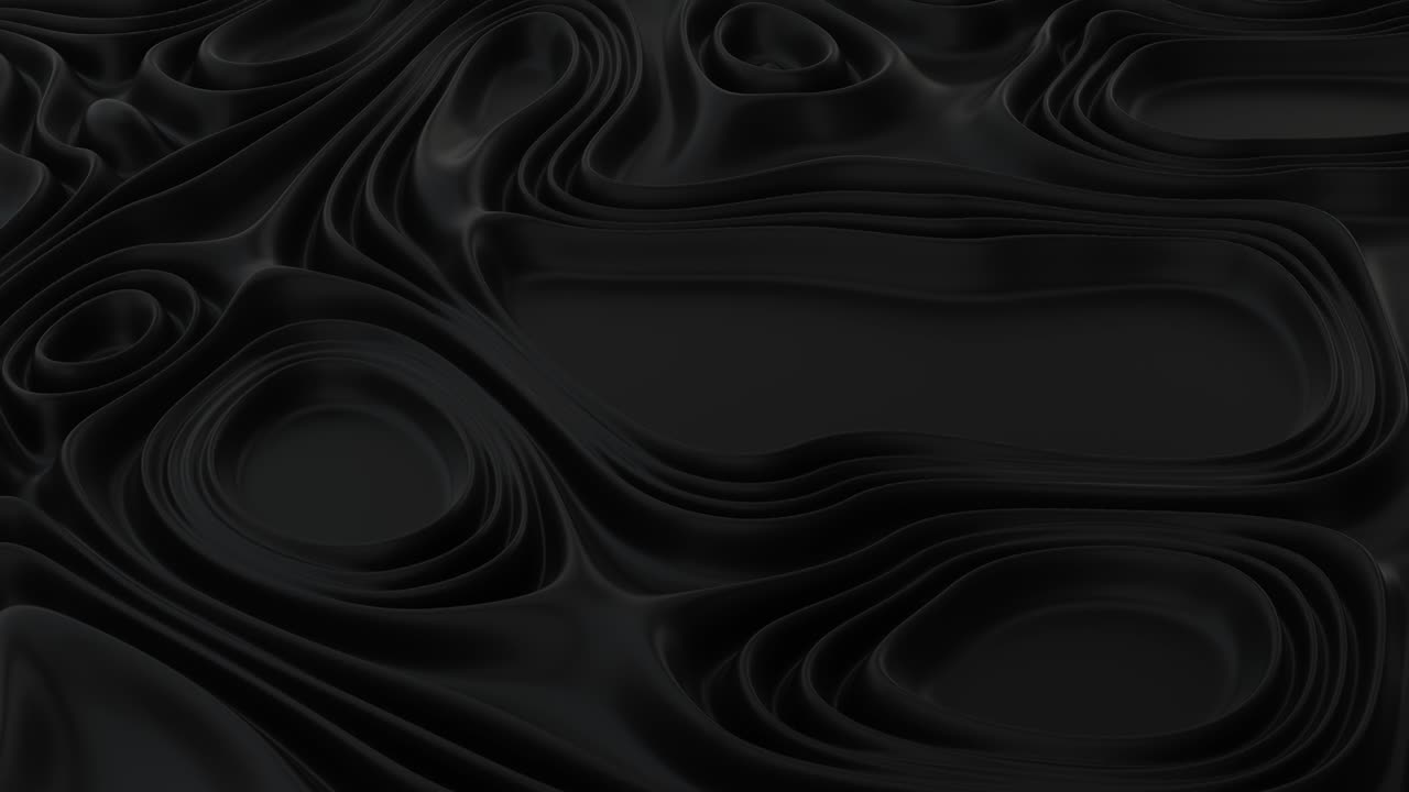Abstract minimalistic background with black noise wave field. Detailed displaced surface. Modern background template for documents, reports and presentations. Sci-Fi Futuristic. 3d loop animation