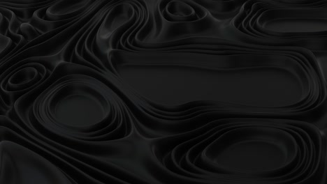 abstract minimalistische achtergrond met zwart geluidsgolfveld gedetailleerd verplaatst oppervlak moderne achtergrondsjabloon voor documenten, rapporten en presentaties sci-fi futuristisch 3d loop animatie