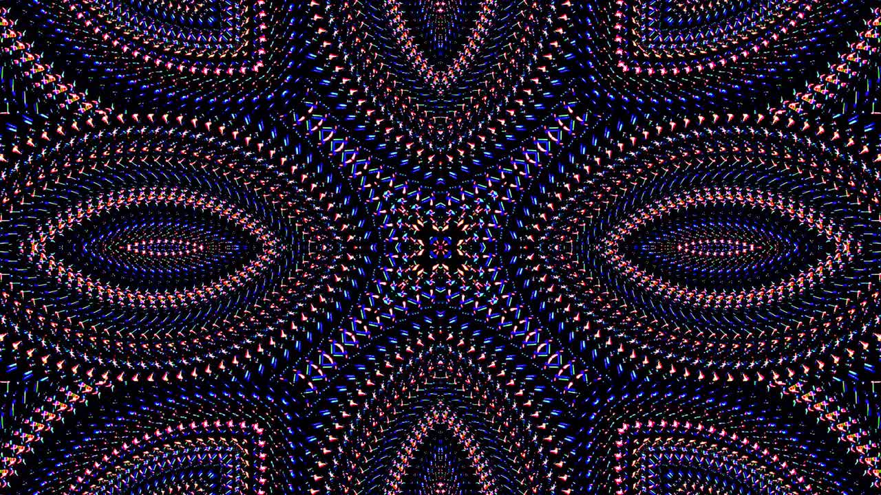 Bright abstract light governing full color, kaleidoscope