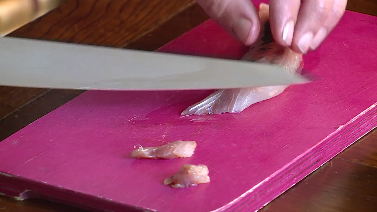 Preparing Sashimi