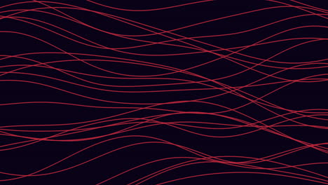 dynamic red lines in motion