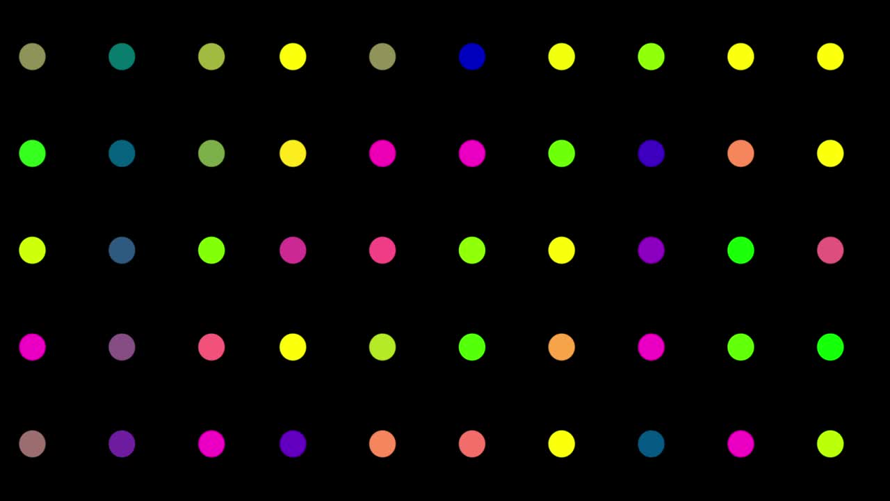 fondo digital abstracto. animación de puntos en movimiento.