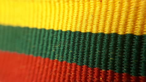 yellow, green and red lithuanian flag ribbon-7