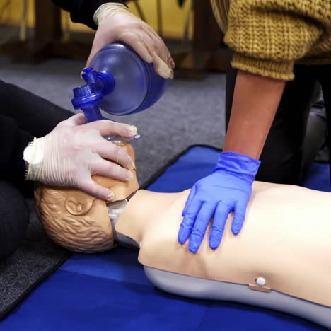 process of cardiopulmonary resuscitation