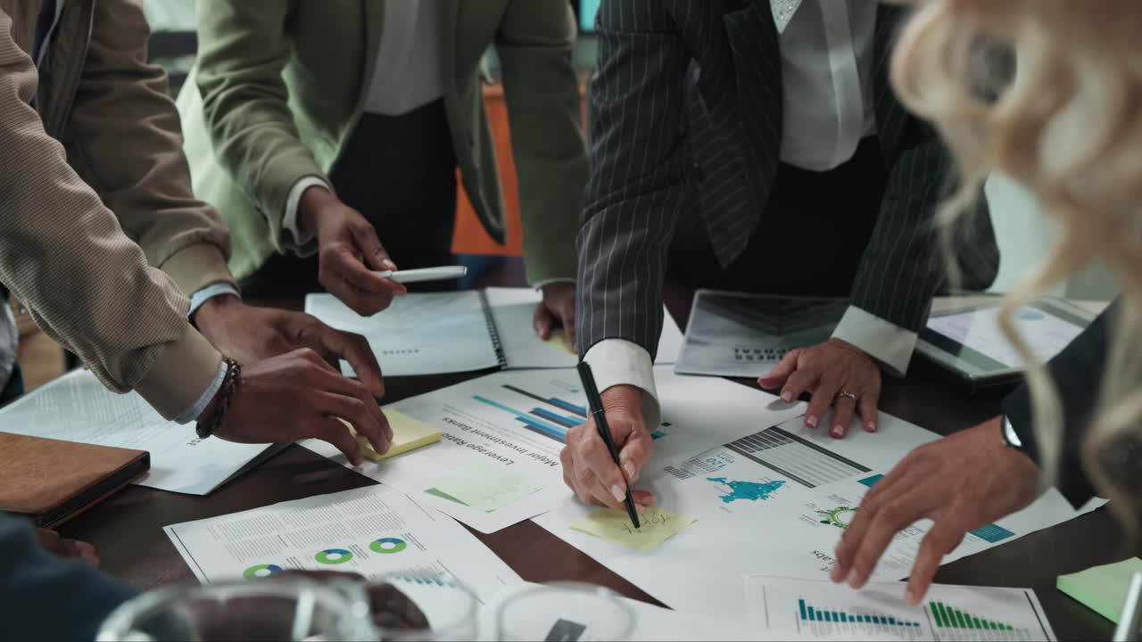 Business Meeting and Financial Analysis