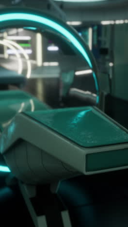 futuristic medical room