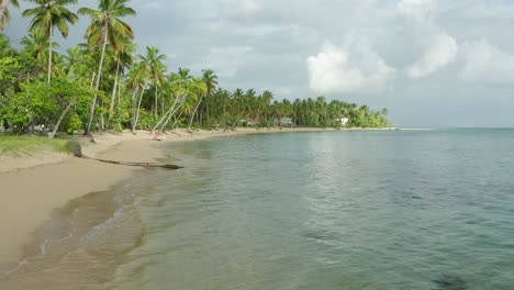 vista aérea de la playa tropical