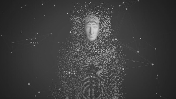 Human body with network connections