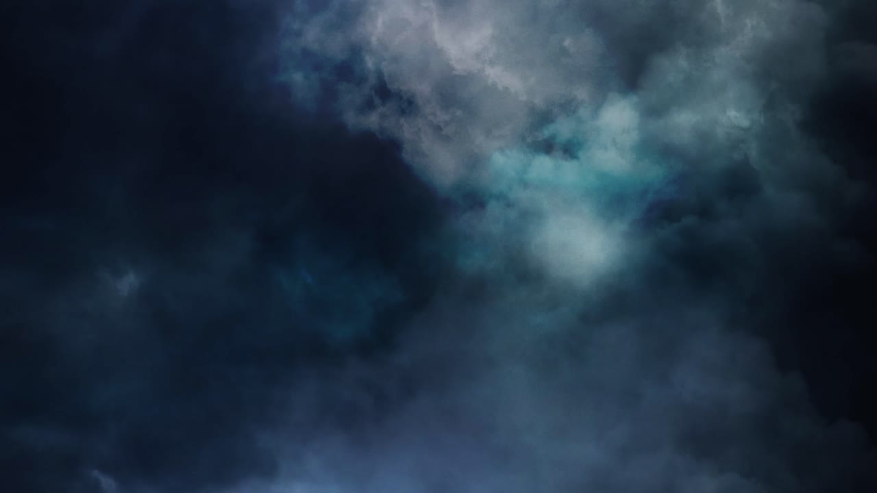 relámpagos durante una súper tormenta eléctrica 4k