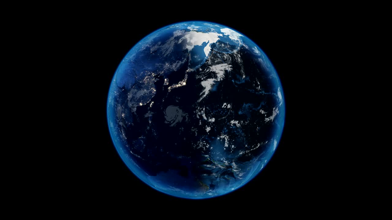 el planeta tierra es una vista impresionante desde el espacio.