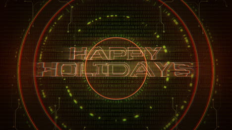 Saludos-Digitales:-Felices-Fiestas-En-Medio-De-Una-Pantalla-HUD-Dinámica