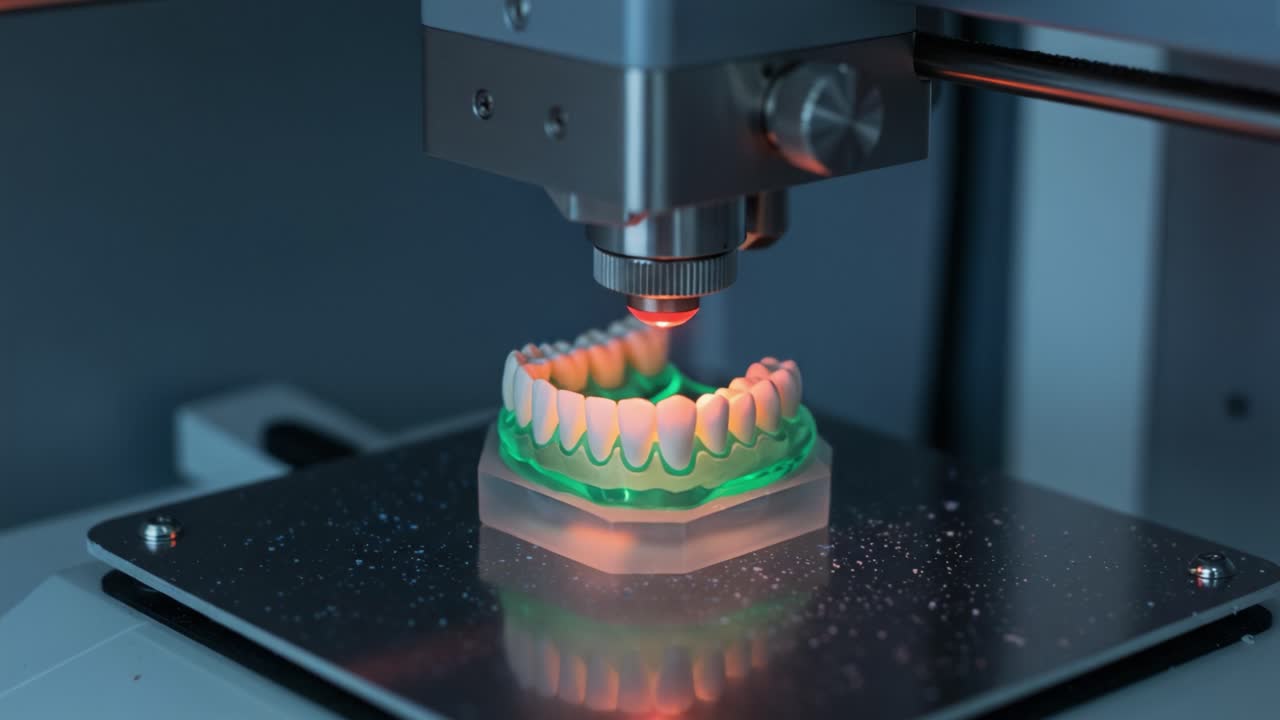 Advanced Dental 3D Printing Technology: Creating Realistic Tooth Models for Precision Dentistry Using Innovative Laser Techniques and High-Quality Materials