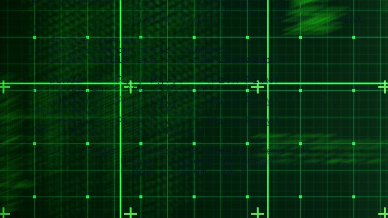 Animation of data processing over grid