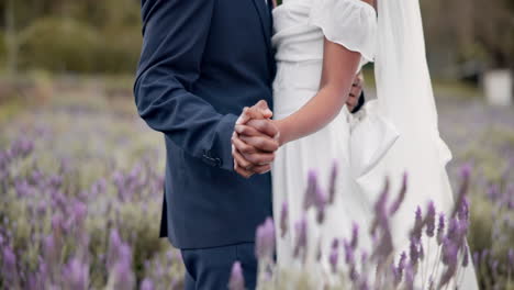 Wedding,-dance-and-black-couple-in-garden