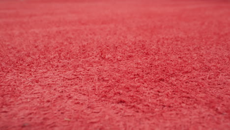 Fluffy-reverse-side-of-red-cow-leather-sheet-as-background