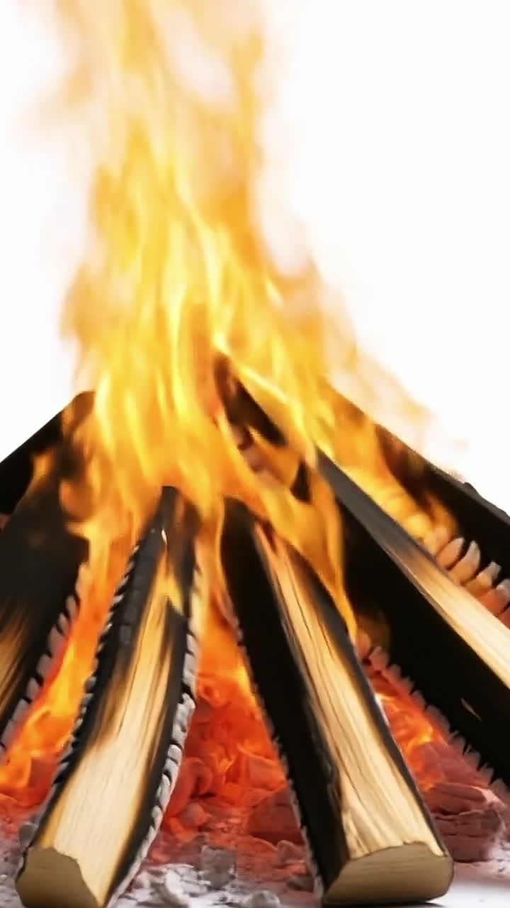 Burning books creates a dramatic fire