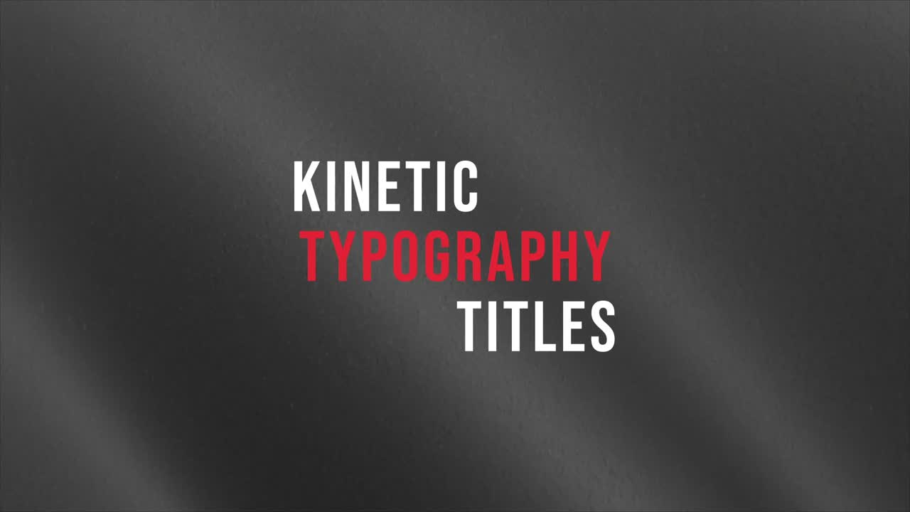 Titoli Cinetiche 16 Titoli Cinetiche Adobe After Effects 2023 Risoluzione 3840×2160