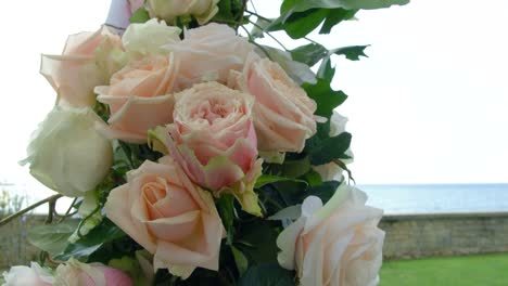 wedding decor of amazing bouquet of roses
