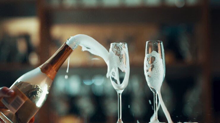 Brindisi allo champagne