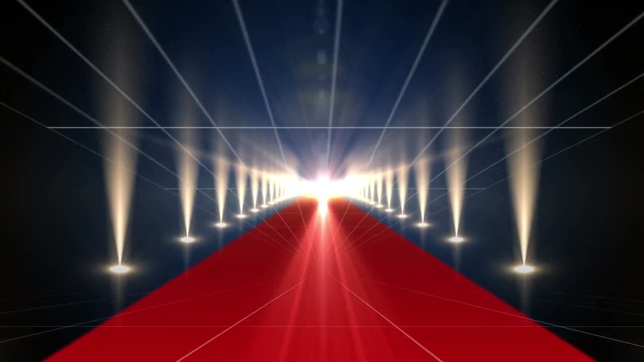 ⁇ 은 카 ⁇  위에 반 ⁇ 이는 불빛과 그리드의 애니메이션