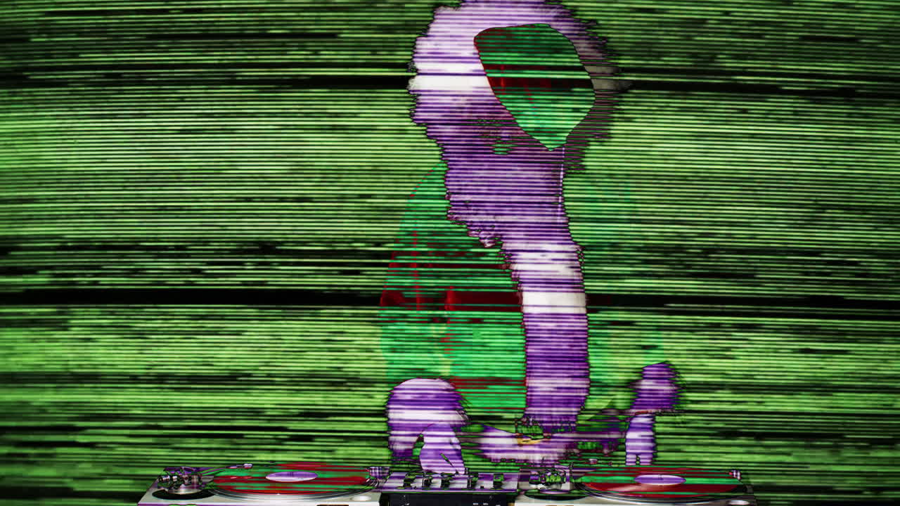 Santa Claus and Woman in xmas costume for christmas time disco shoot