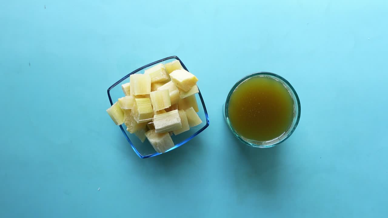 Sugarcane Juice and Pieces