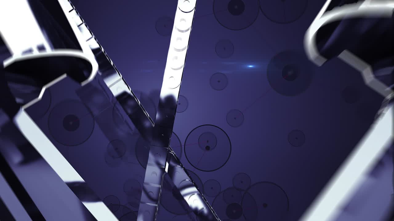 animación cg de un motor v8 con inyección de combustible. cámara moviéndose hacia adelante