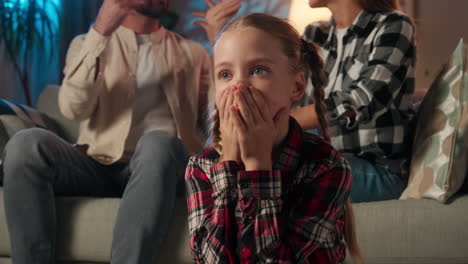 upset child during family argument