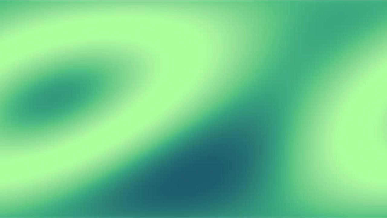 Abstract Motion Background with Soft Green and Teal Gradient Waves
