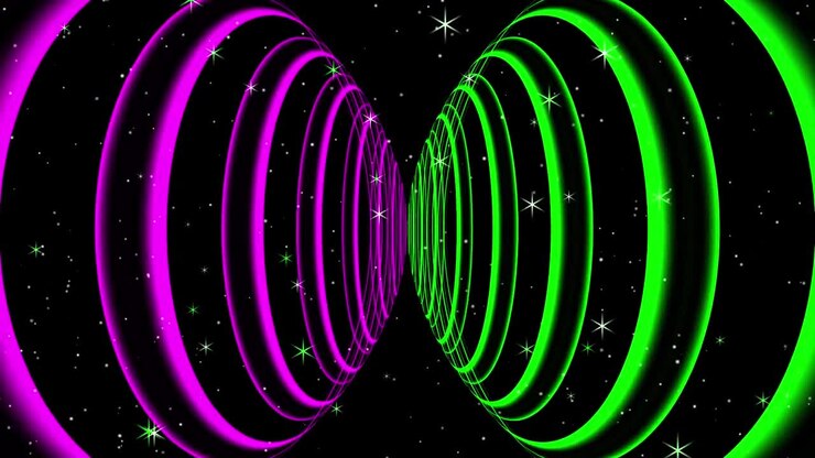 Loop de VJ Luzes Neon Loop de Fundo de Vídeo